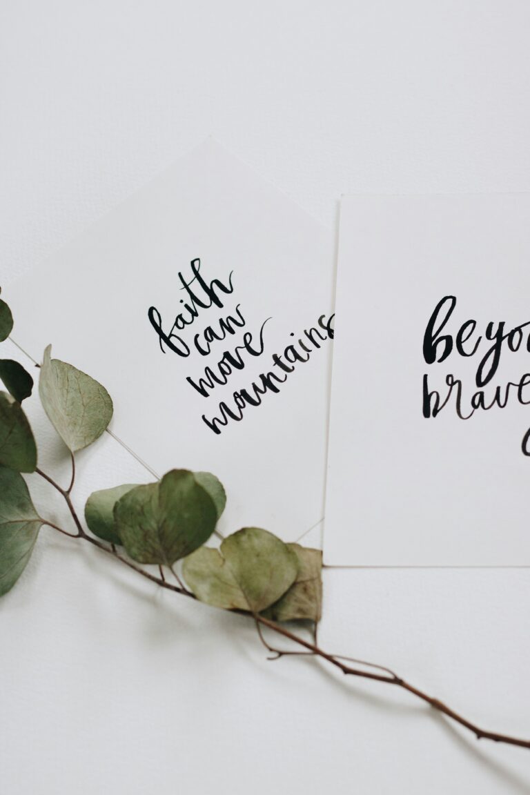Faith can move mountains